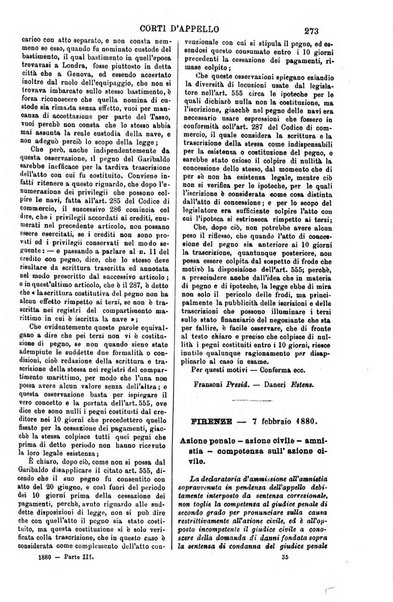 Annali della giurisprudenza italiana raccolta generale delle decisioni delle Corti di cassazione e d'appello in materia civile, criminale, commerciale, di diritto pubblico e amministrativo, e di procedura civile e penale