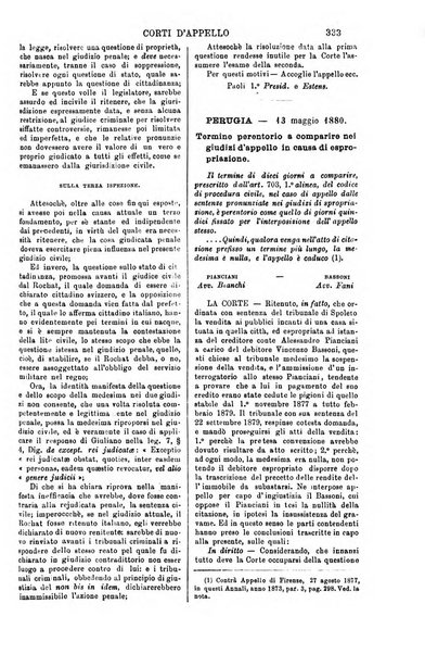 Annali della giurisprudenza italiana raccolta generale delle decisioni delle Corti di cassazione e d'appello in materia civile, criminale, commerciale, di diritto pubblico e amministrativo, e di procedura civile e penale