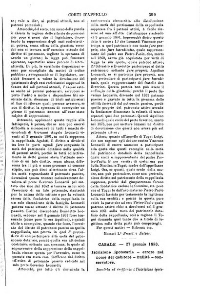 Annali della giurisprudenza italiana raccolta generale delle decisioni delle Corti di cassazione e d'appello in materia civile, criminale, commerciale, di diritto pubblico e amministrativo, e di procedura civile e penale