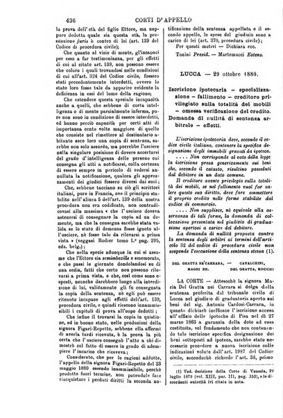 Annali della giurisprudenza italiana raccolta generale delle decisioni delle Corti di cassazione e d'appello in materia civile, criminale, commerciale, di diritto pubblico e amministrativo, e di procedura civile e penale