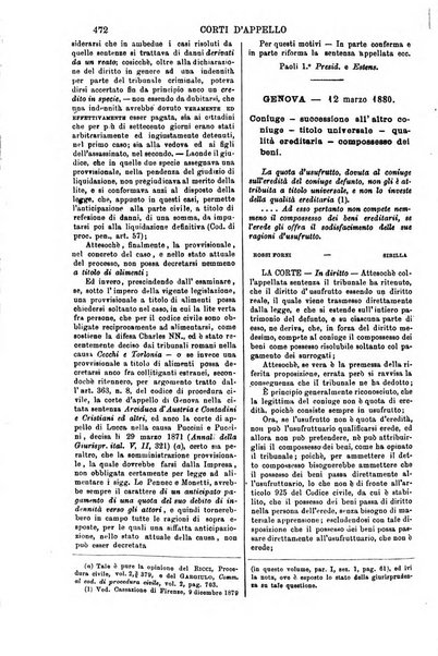 Annali della giurisprudenza italiana raccolta generale delle decisioni delle Corti di cassazione e d'appello in materia civile, criminale, commerciale, di diritto pubblico e amministrativo, e di procedura civile e penale