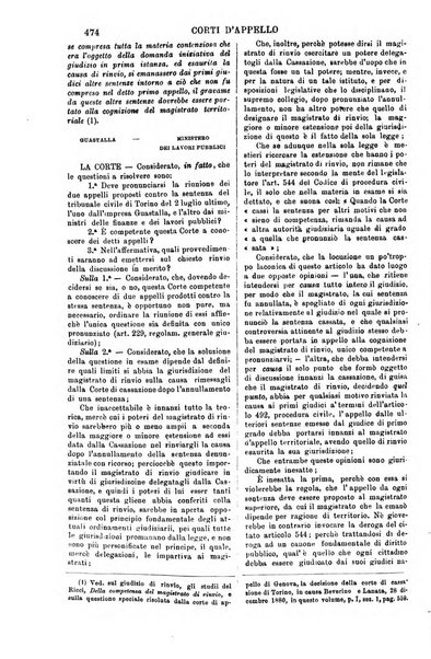 Annali della giurisprudenza italiana raccolta generale delle decisioni delle Corti di cassazione e d'appello in materia civile, criminale, commerciale, di diritto pubblico e amministrativo, e di procedura civile e penale