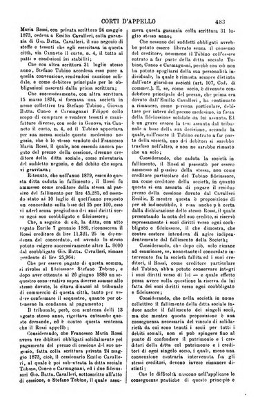 Annali della giurisprudenza italiana raccolta generale delle decisioni delle Corti di cassazione e d'appello in materia civile, criminale, commerciale, di diritto pubblico e amministrativo, e di procedura civile e penale