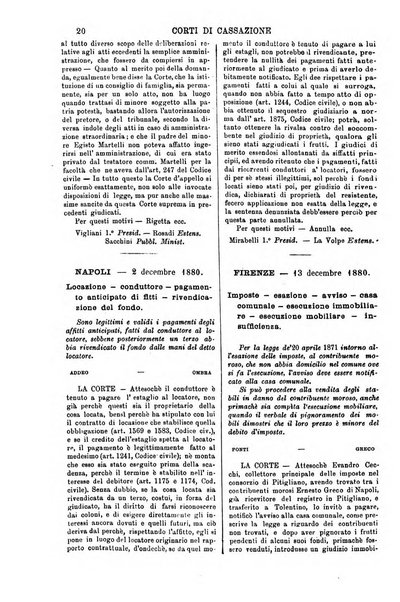 Annali della giurisprudenza italiana raccolta generale delle decisioni delle Corti di cassazione e d'appello in materia civile, criminale, commerciale, di diritto pubblico e amministrativo, e di procedura civile e penale