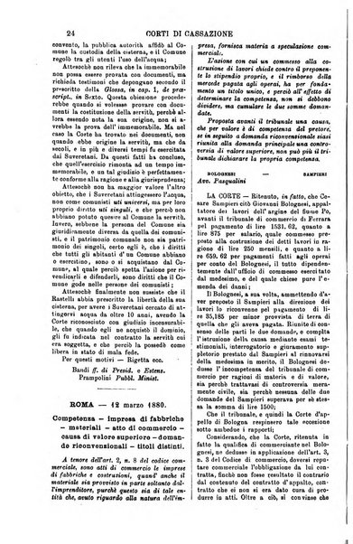 Annali della giurisprudenza italiana raccolta generale delle decisioni delle Corti di cassazione e d'appello in materia civile, criminale, commerciale, di diritto pubblico e amministrativo, e di procedura civile e penale