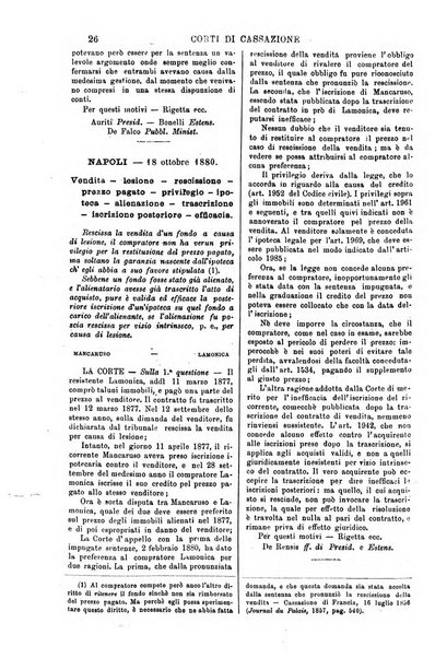 Annali della giurisprudenza italiana raccolta generale delle decisioni delle Corti di cassazione e d'appello in materia civile, criminale, commerciale, di diritto pubblico e amministrativo, e di procedura civile e penale