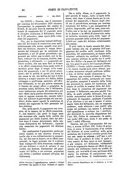 Annali della giurisprudenza italiana raccolta generale delle decisioni delle Corti di cassazione e d'appello in materia civile, criminale, commerciale, di diritto pubblico e amministrativo, e di procedura civile e penale