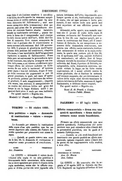 Annali della giurisprudenza italiana raccolta generale delle decisioni delle Corti di cassazione e d'appello in materia civile, criminale, commerciale, di diritto pubblico e amministrativo, e di procedura civile e penale