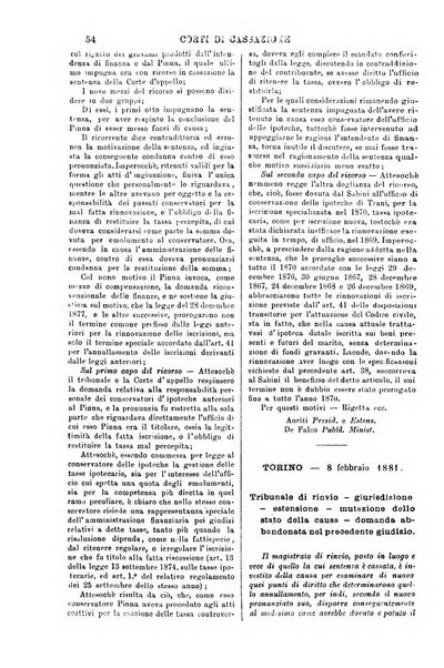 Annali della giurisprudenza italiana raccolta generale delle decisioni delle Corti di cassazione e d'appello in materia civile, criminale, commerciale, di diritto pubblico e amministrativo, e di procedura civile e penale