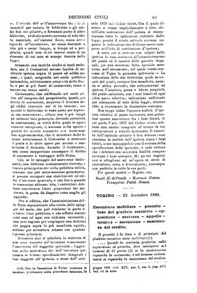 Annali della giurisprudenza italiana raccolta generale delle decisioni delle Corti di cassazione e d'appello in materia civile, criminale, commerciale, di diritto pubblico e amministrativo, e di procedura civile e penale