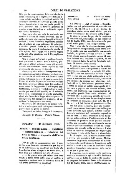 Annali della giurisprudenza italiana raccolta generale delle decisioni delle Corti di cassazione e d'appello in materia civile, criminale, commerciale, di diritto pubblico e amministrativo, e di procedura civile e penale