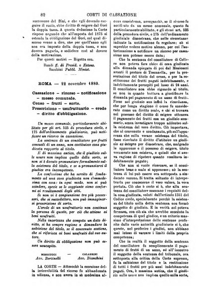 Annali della giurisprudenza italiana raccolta generale delle decisioni delle Corti di cassazione e d'appello in materia civile, criminale, commerciale, di diritto pubblico e amministrativo, e di procedura civile e penale