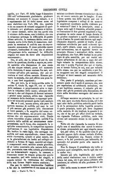 Annali della giurisprudenza italiana raccolta generale delle decisioni delle Corti di cassazione e d'appello in materia civile, criminale, commerciale, di diritto pubblico e amministrativo, e di procedura civile e penale