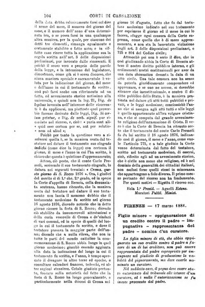 Annali della giurisprudenza italiana raccolta generale delle decisioni delle Corti di cassazione e d'appello in materia civile, criminale, commerciale, di diritto pubblico e amministrativo, e di procedura civile e penale