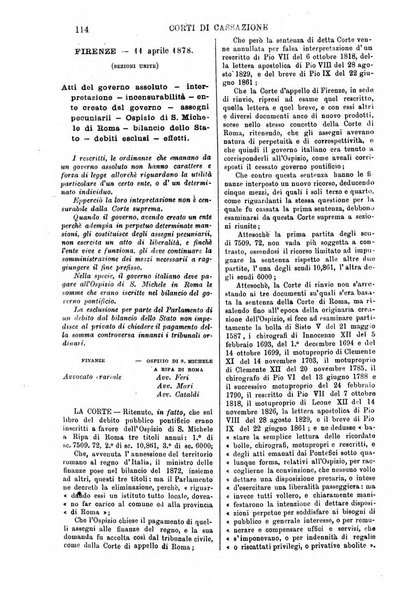 Annali della giurisprudenza italiana raccolta generale delle decisioni delle Corti di cassazione e d'appello in materia civile, criminale, commerciale, di diritto pubblico e amministrativo, e di procedura civile e penale