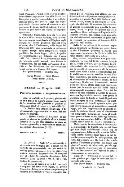 Annali della giurisprudenza italiana raccolta generale delle decisioni delle Corti di cassazione e d'appello in materia civile, criminale, commerciale, di diritto pubblico e amministrativo, e di procedura civile e penale