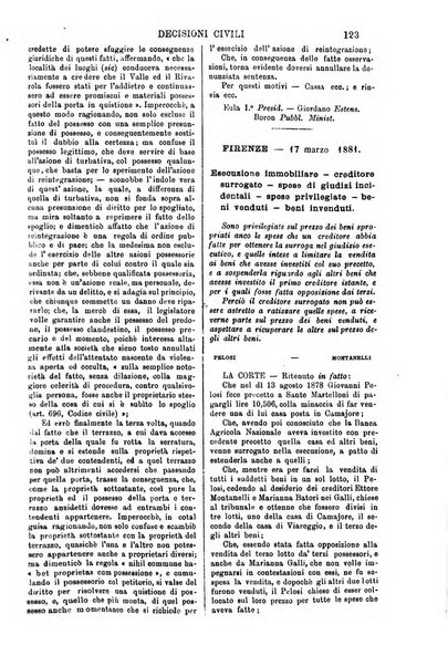 Annali della giurisprudenza italiana raccolta generale delle decisioni delle Corti di cassazione e d'appello in materia civile, criminale, commerciale, di diritto pubblico e amministrativo, e di procedura civile e penale