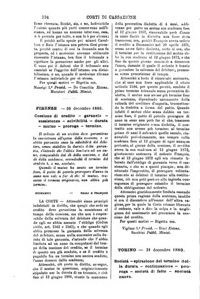 Annali della giurisprudenza italiana raccolta generale delle decisioni delle Corti di cassazione e d'appello in materia civile, criminale, commerciale, di diritto pubblico e amministrativo, e di procedura civile e penale