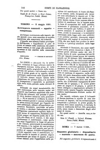 Annali della giurisprudenza italiana raccolta generale delle decisioni delle Corti di cassazione e d'appello in materia civile, criminale, commerciale, di diritto pubblico e amministrativo, e di procedura civile e penale