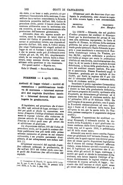 Annali della giurisprudenza italiana raccolta generale delle decisioni delle Corti di cassazione e d'appello in materia civile, criminale, commerciale, di diritto pubblico e amministrativo, e di procedura civile e penale