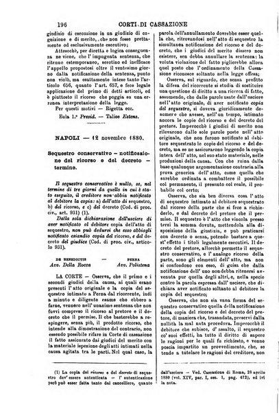 Annali della giurisprudenza italiana raccolta generale delle decisioni delle Corti di cassazione e d'appello in materia civile, criminale, commerciale, di diritto pubblico e amministrativo, e di procedura civile e penale