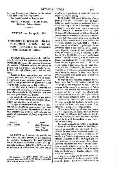 Annali della giurisprudenza italiana raccolta generale delle decisioni delle Corti di cassazione e d'appello in materia civile, criminale, commerciale, di diritto pubblico e amministrativo, e di procedura civile e penale