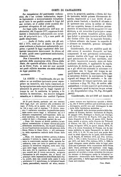 Annali della giurisprudenza italiana raccolta generale delle decisioni delle Corti di cassazione e d'appello in materia civile, criminale, commerciale, di diritto pubblico e amministrativo, e di procedura civile e penale