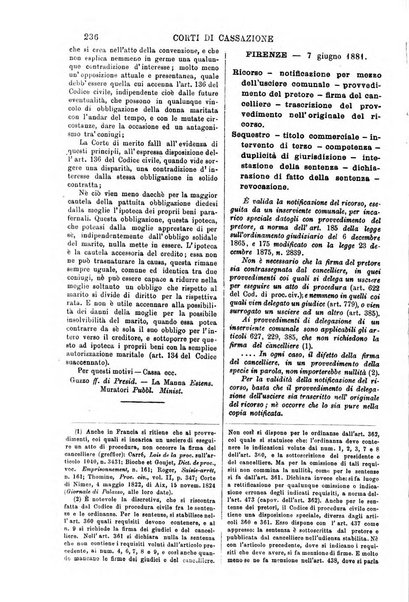 Annali della giurisprudenza italiana raccolta generale delle decisioni delle Corti di cassazione e d'appello in materia civile, criminale, commerciale, di diritto pubblico e amministrativo, e di procedura civile e penale