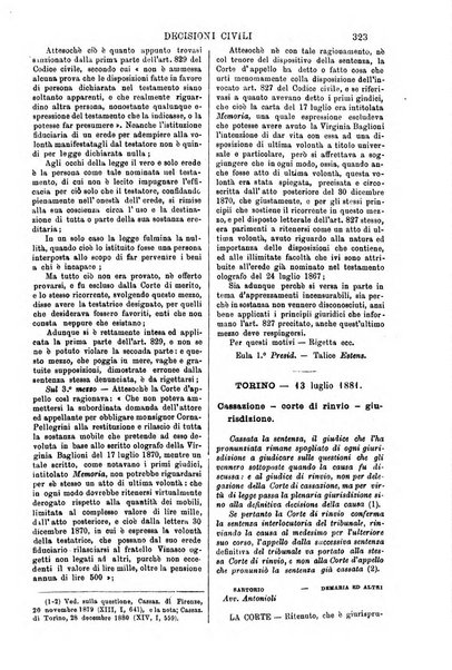 Annali della giurisprudenza italiana raccolta generale delle decisioni delle Corti di cassazione e d'appello in materia civile, criminale, commerciale, di diritto pubblico e amministrativo, e di procedura civile e penale