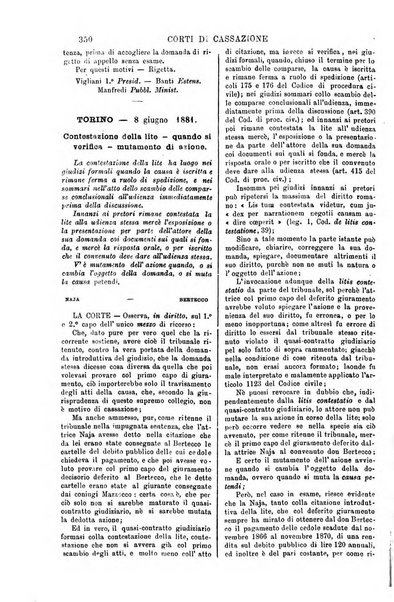 Annali della giurisprudenza italiana raccolta generale delle decisioni delle Corti di cassazione e d'appello in materia civile, criminale, commerciale, di diritto pubblico e amministrativo, e di procedura civile e penale