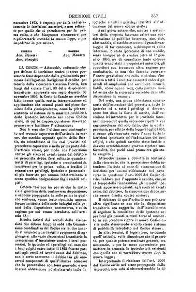 Annali della giurisprudenza italiana raccolta generale delle decisioni delle Corti di cassazione e d'appello in materia civile, criminale, commerciale, di diritto pubblico e amministrativo, e di procedura civile e penale