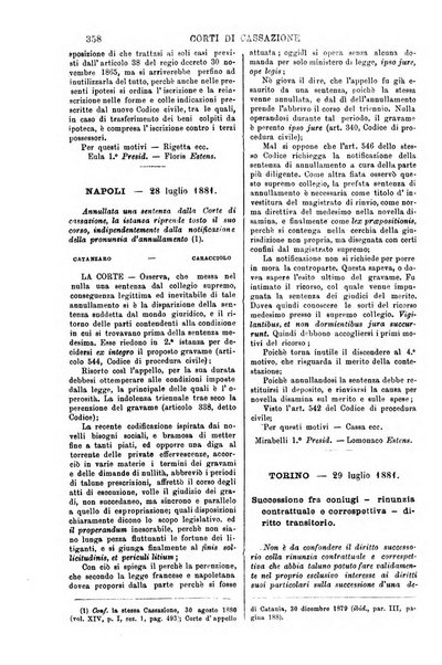 Annali della giurisprudenza italiana raccolta generale delle decisioni delle Corti di cassazione e d'appello in materia civile, criminale, commerciale, di diritto pubblico e amministrativo, e di procedura civile e penale