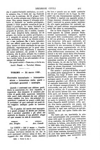 Annali della giurisprudenza italiana raccolta generale delle decisioni delle Corti di cassazione e d'appello in materia civile, criminale, commerciale, di diritto pubblico e amministrativo, e di procedura civile e penale