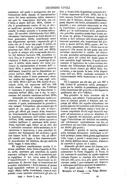 Annali della giurisprudenza italiana raccolta generale delle decisioni delle Corti di cassazione e d'appello in materia civile, criminale, commerciale, di diritto pubblico e amministrativo, e di procedura civile e penale