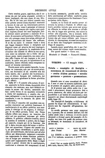 Annali della giurisprudenza italiana raccolta generale delle decisioni delle Corti di cassazione e d'appello in materia civile, criminale, commerciale, di diritto pubblico e amministrativo, e di procedura civile e penale