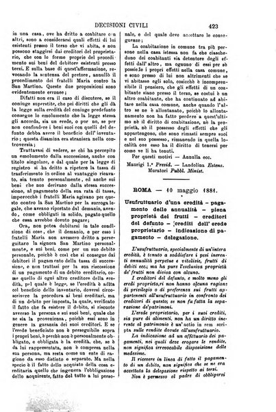 Annali della giurisprudenza italiana raccolta generale delle decisioni delle Corti di cassazione e d'appello in materia civile, criminale, commerciale, di diritto pubblico e amministrativo, e di procedura civile e penale