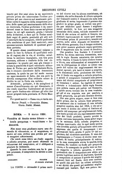 Annali della giurisprudenza italiana raccolta generale delle decisioni delle Corti di cassazione e d'appello in materia civile, criminale, commerciale, di diritto pubblico e amministrativo, e di procedura civile e penale