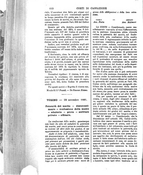 Annali della giurisprudenza italiana raccolta generale delle decisioni delle Corti di cassazione e d'appello in materia civile, criminale, commerciale, di diritto pubblico e amministrativo, e di procedura civile e penale