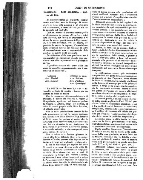 Annali della giurisprudenza italiana raccolta generale delle decisioni delle Corti di cassazione e d'appello in materia civile, criminale, commerciale, di diritto pubblico e amministrativo, e di procedura civile e penale