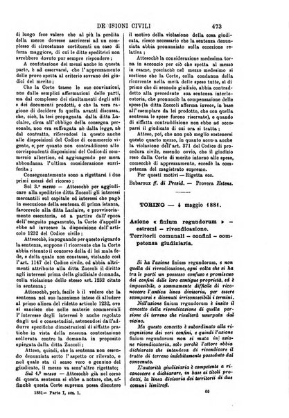 Annali della giurisprudenza italiana raccolta generale delle decisioni delle Corti di cassazione e d'appello in materia civile, criminale, commerciale, di diritto pubblico e amministrativo, e di procedura civile e penale