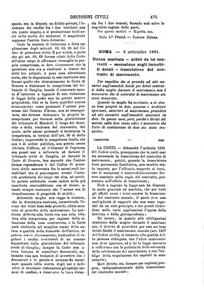 Annali della giurisprudenza italiana raccolta generale delle decisioni delle Corti di cassazione e d'appello in materia civile, criminale, commerciale, di diritto pubblico e amministrativo, e di procedura civile e penale