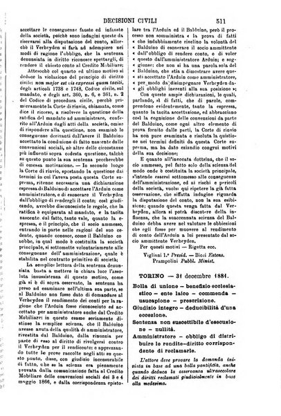 Annali della giurisprudenza italiana raccolta generale delle decisioni delle Corti di cassazione e d'appello in materia civile, criminale, commerciale, di diritto pubblico e amministrativo, e di procedura civile e penale