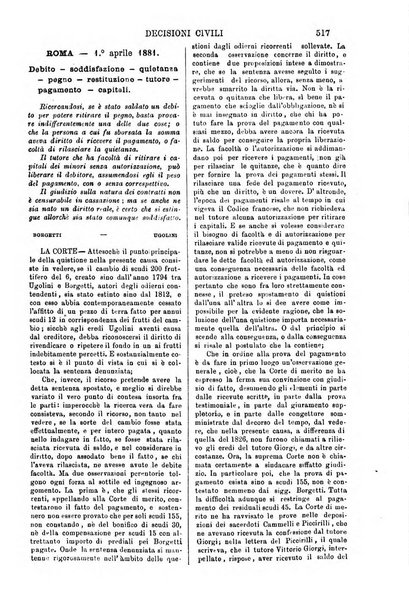 Annali della giurisprudenza italiana raccolta generale delle decisioni delle Corti di cassazione e d'appello in materia civile, criminale, commerciale, di diritto pubblico e amministrativo, e di procedura civile e penale