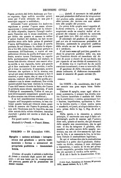 Annali della giurisprudenza italiana raccolta generale delle decisioni delle Corti di cassazione e d'appello in materia civile, criminale, commerciale, di diritto pubblico e amministrativo, e di procedura civile e penale