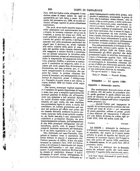 Annali della giurisprudenza italiana raccolta generale delle decisioni delle Corti di cassazione e d'appello in materia civile, criminale, commerciale, di diritto pubblico e amministrativo, e di procedura civile e penale