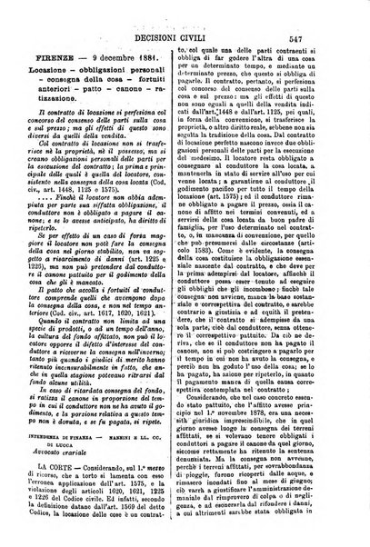 Annali della giurisprudenza italiana raccolta generale delle decisioni delle Corti di cassazione e d'appello in materia civile, criminale, commerciale, di diritto pubblico e amministrativo, e di procedura civile e penale