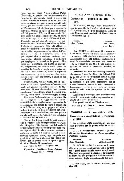 Annali della giurisprudenza italiana raccolta generale delle decisioni delle Corti di cassazione e d'appello in materia civile, criminale, commerciale, di diritto pubblico e amministrativo, e di procedura civile e penale