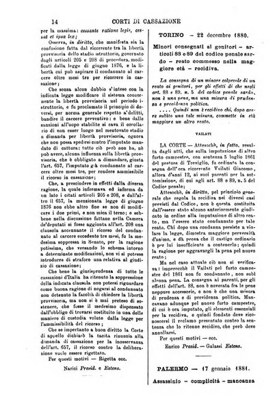 Annali della giurisprudenza italiana raccolta generale delle decisioni delle Corti di cassazione e d'appello in materia civile, criminale, commerciale, di diritto pubblico e amministrativo, e di procedura civile e penale