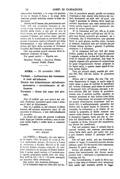 Annali della giurisprudenza italiana raccolta generale delle decisioni delle Corti di cassazione e d'appello in materia civile, criminale, commerciale, di diritto pubblico e amministrativo, e di procedura civile e penale