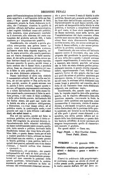 Annali della giurisprudenza italiana raccolta generale delle decisioni delle Corti di cassazione e d'appello in materia civile, criminale, commerciale, di diritto pubblico e amministrativo, e di procedura civile e penale